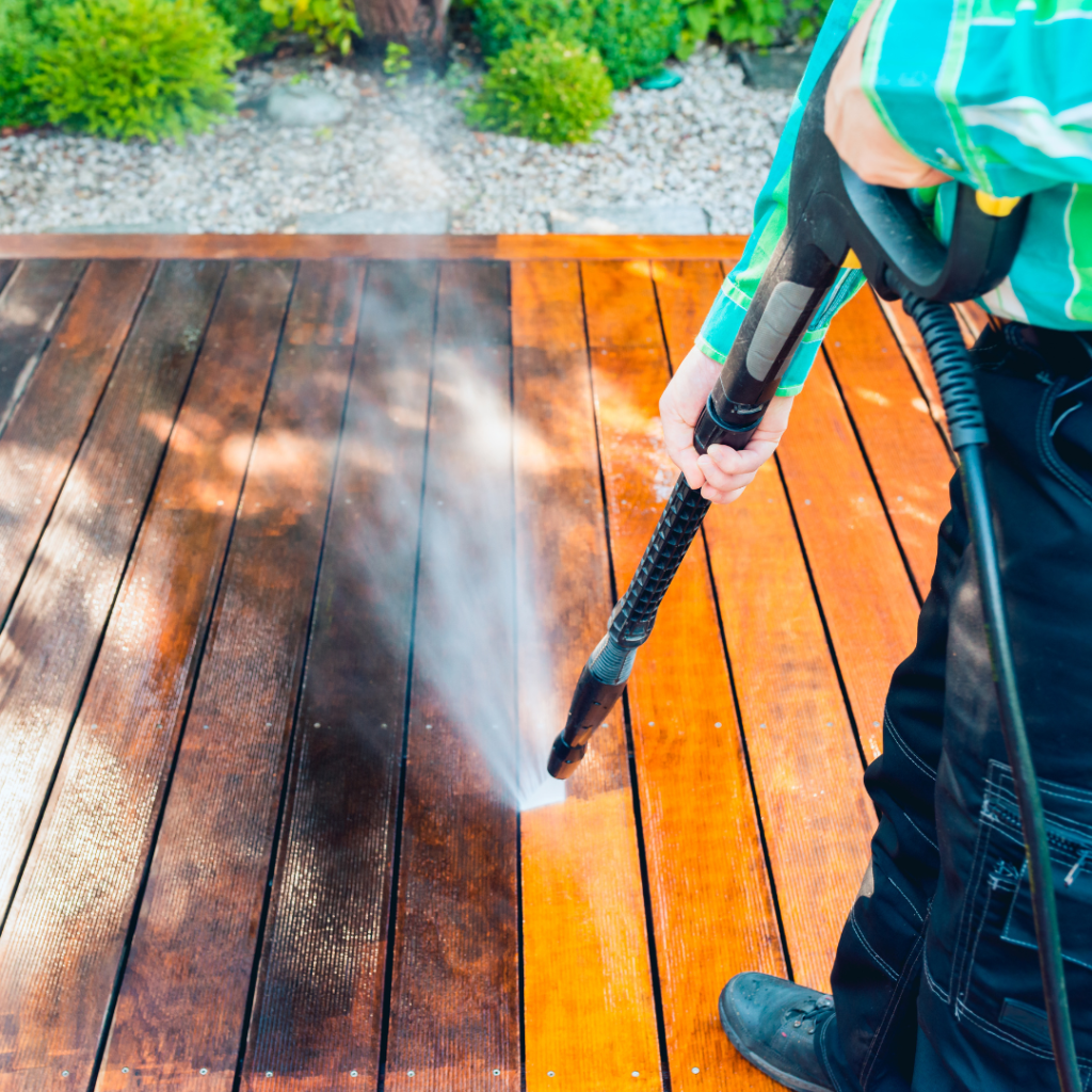 Increase your home's curb appeal with powerwashing.